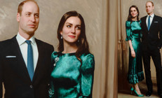 Kate ile William ilk kez: Kral ve kraliçe portresi