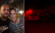 Kadın cinayetini önlemek isterken, eşinin gözleri önünde can verdi