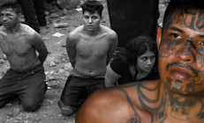 Çete üyelerine diz çöktürüp poz verdiler Bunun bedelini ödeyeceksiniz