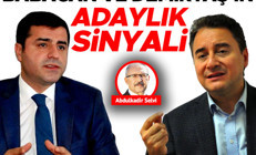 Babacan ve Demirtaş’tan adaylık sinyali