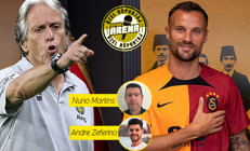 Galatasarayın yeni golcüsü Haris Seferovici Portekizli gazetecilere sorduk Jorge Jesusa diz çöktürmesi unutulmaz...