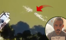 3.5 metrelik timsaha karşı yaşam savaşı: Elleri ile çenesini açıp kafasını kurtardı