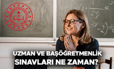Uzman ve başöğretmenlik sınavı ne zaman, başvuruları başladı mı MEBden muaf öğretmenler için illere yazı