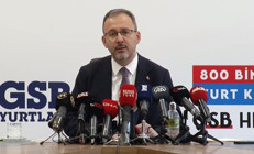 Son dakika... Bakan Kasapoğlundan yurt kapasiteleri hakkında açıklama