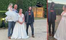 Yeni evli çiftin aklını başından aldı: Düğüne beklenmedik konuk