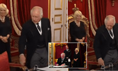 Tarihi törene damga vuran anlar… Kral 3. Charles sosyal medyayı ikiye böldü