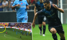 Adana Demirspor - Trabzonspor maçında çok konuşulan karar Belhandanın golünde Atilla Karaoğlan...