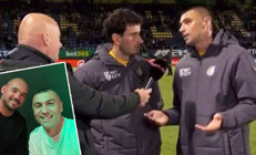 Burak Yılmaz konuştu, Oğuzhan Özyakup tercümanlığını yaptı