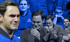 Ekselansları son kez korta çıktı Roger Federer, veda maçında ağları deldi