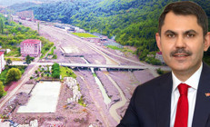 Abana’da dere yatağına okul tartışması... Bakan Kurum son noktayı koydu