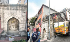 404 yıllık çeşmede balkon sefası