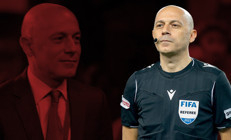 Cüneyt Çakıra Gaziantepte özel veda İlk 5 dakikayı yönetti, tribünlerden destek...