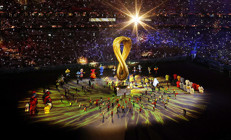 Katar 2022 Dünya Kupasında görkemli açılış Dünya yıldızları sahne aldı