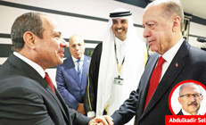 Erdoğan, Sisi görüşmesini yorumladı: İki halkın birlikteliği önemli