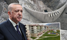 Yusufeli Barajı açıldı... Erdoğandan kara harekatı mesajı: En kısa sürede tankımızla, askerimizle kökünü kazıyacağız