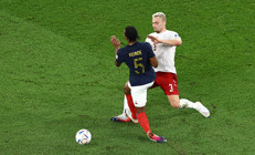 Galatasaraylı Victor Nelsson, Fransa-Danimarka maçında korkuttu