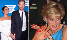 Eltiler savaşında son perde: Meghan, Katein elbisesinin benzerini giydi, Diananın yüzüğüyle saraya mesaj yolladı