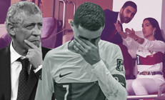 Fas - Portekiz maçında Ronaldo için bir devir gözyaşlarıyla sona erdi Sevgilisi Georgina ve kız kardeşinden Fernando Santosa tepki...