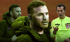 Okan Buruktan hazırlık maçında hakeme olay tepki Ne kininiz varmış Galatasaraya
