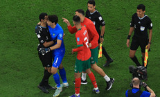 Romain Saisstan Hırvatistan-Fas maçı sonrası hakeme tepki Üzerine yürüdü, gergin anlar...