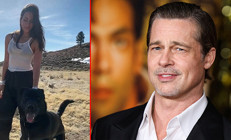 Brad Pitt yeni aşkıyla çok mutlu: Yeni yılın ilk öpücüğünü esmer güzelden alacak