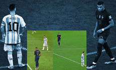 Arjantin-Fransa maçına damga vuran hareketler Önce Messi yaptı, Mbappe intikam aldı