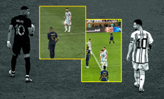 2022 Dünya Kupasında Messi ve Mbappe gerginliği Olay hareket... Televizyona yansımadı...