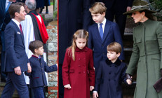 Prensesin üvey çocuğu da oradaydı: Haşarı Louis kadar dikkat çekti