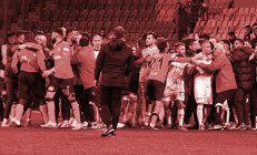 Başakşehir - Adana Demirspor maçında büyük gerginlik Saha bir anda karıştı, başkan sahaya indi...