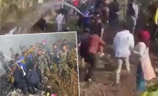 Nepalde yolcu uçağı düştü Kaza yerinden ilk görüntü geldi