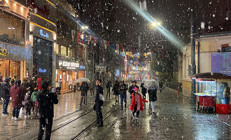 İstanbulda kar yağışı başladı