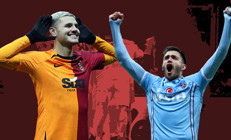 Galatasaray - Trabzonspor maçında golcüler Maxi Gomez ve Mauro Icardi tarihe geçti Torreiranın büyük hatası...