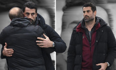 Volkan Demirel, ailesi ve takımıyla birlikte İstanbula geldi