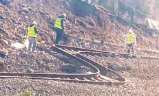 Demiryolu S çizmiş