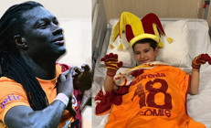 Galatasaraylı Bafetimbi Gomis’ten minik Ege’ye destek mesajı