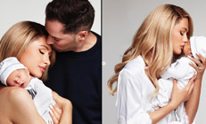 Paris Hilton gizemli bebeğinin yüzünü gösterdi