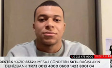 Kylian Mbappeden Türkiyeye destek mesajı: Çocuklar için çalışacağım