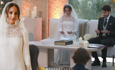 Dualarla nikâh kıyıldı: Geçen yazdan beri bu anı bekliyorlardı