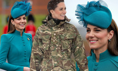 Asker yeşilini çıkardı, prenses yeşilini giydi: Kate Middleton bir kez daha herkesi büyüledi