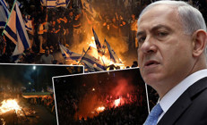 İsrailde kriz... On binler sokağa indi Netanyahudan flaş hamle