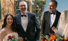 Ünlü çiftin mutlu günü... Doğuma 2 ay kala evlendiler