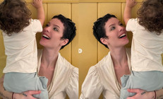 Halseyin dudak uçuklatan güzellik sırrı: Anne sütünü hem oğluna içiriyor hem kendi yüzüne sürüyor