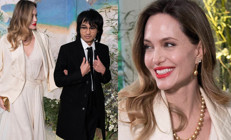 Angelinanın gurur gecesi: Yüzünden gülümsemesi eksik olmadı