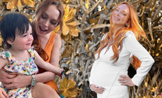 İçi içine sığmıyor Lindsay Lohan’ın annelik heyecan: Bebek iyice kendini gösterdi