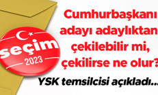 Muharrem İnceye verilen oylar iptal mi olacak Cumhurbaşkanı adayı çekilebilir mi