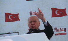 MHP lideri Bahçeli Hatayda: Koalisyon hükümeti olsa altından kalkamazdı