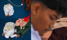 Defalarca kez kırbaçladılar: Acıdan yere yığıldı Tepki çeken görüntüler...