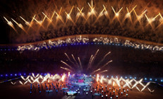 Atatürk Olimpiyat Stadında görsel şölen