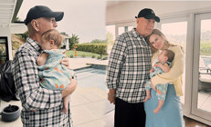 Ünlü oyuncu amansız hastalığın pençesine düşmüştü: Bruce Willis’ten torunuyla ilk poz geldi