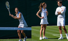 Kate Middleton Roger Federer’le tenis maçı yaptı, adeta yer yerinden oynadı: Bu kadının yapamayacağı şey yok mu